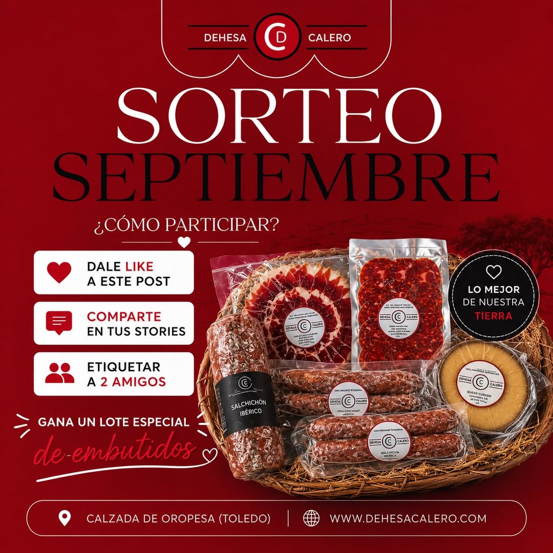 Imagen de 🎉 ¡SORTEO DE SEPTIEMBRE EN DEHESA CALERO! ❤️

Septie