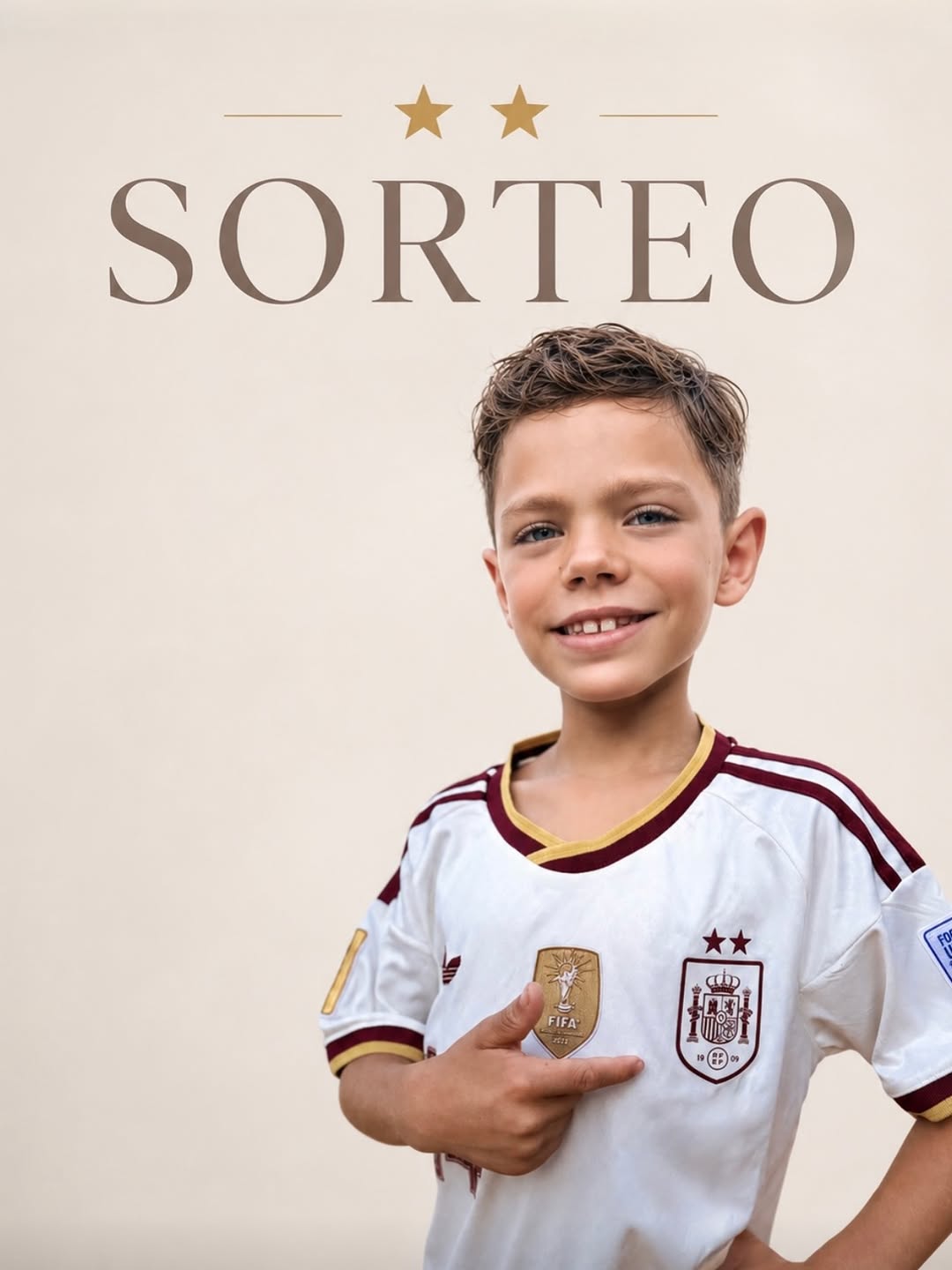 Imagen de ¡ESTAMOS DE SORTEO!

Regalamos la camiseta de nuestra selec
