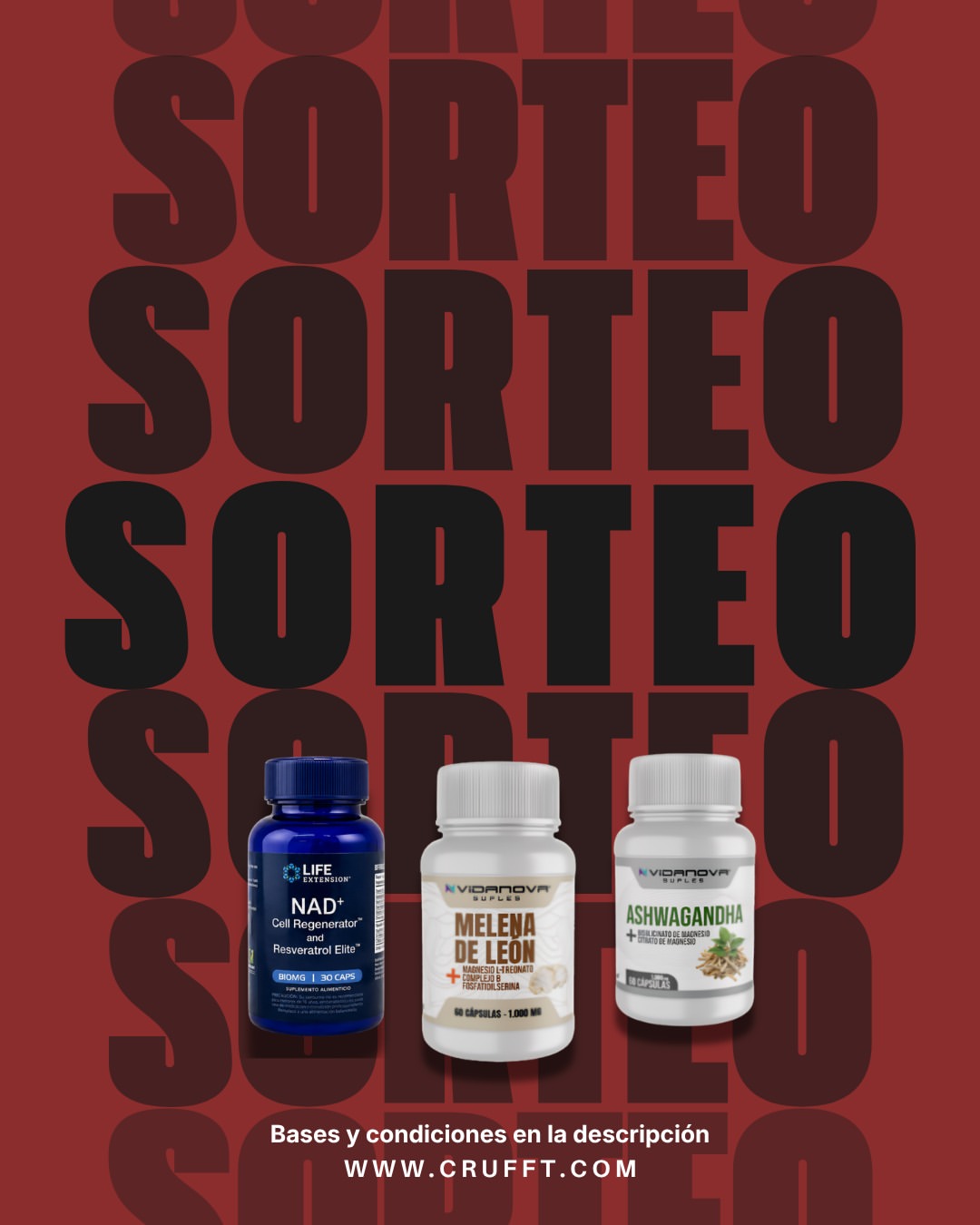 Imagen de SORTEO CRUFFT.CL
Para participar solo debes:

1. Seguir nues
