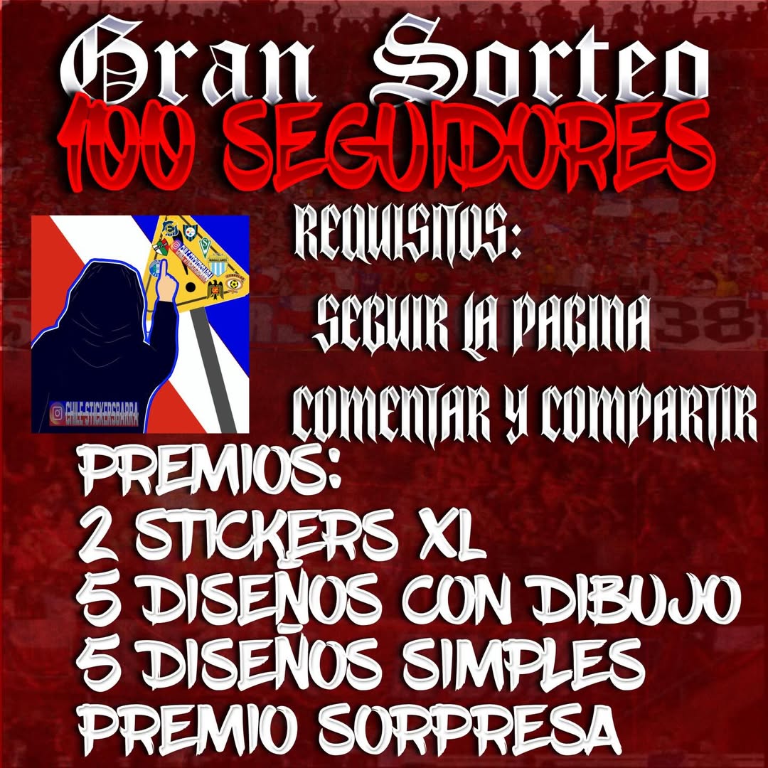 Imagen de 🎁 GRAN SORTEO – 100 SEGUIDORES 🎁
Gracias por el apoy