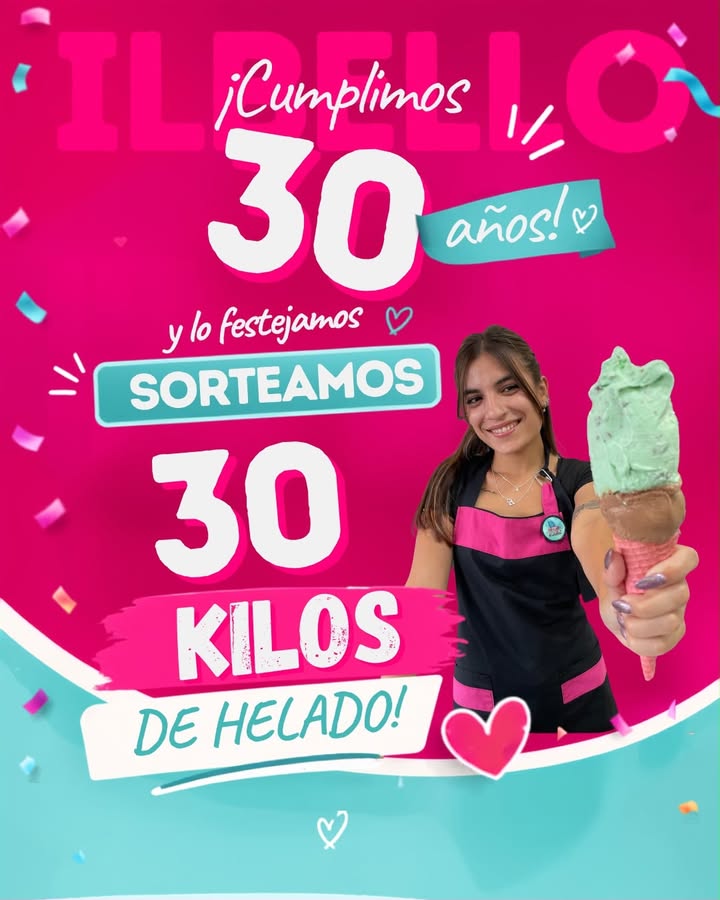 Imagen de 🍦🎉 ¡CUMPLIMOS 30 AÑOS Y LO FESTEJAMOS A LO GRANDE! �