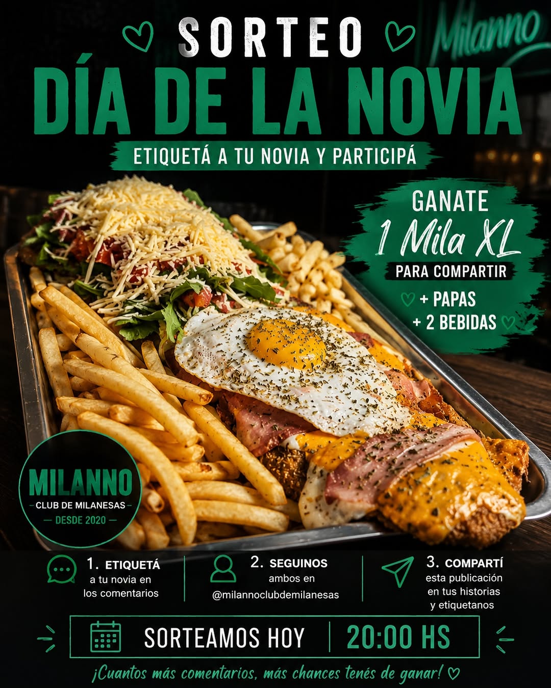 Imagen de 💚✨ ¡SORTEO DÍA DE LA NOVIA EN MILANNO! ✨💚

¿Que