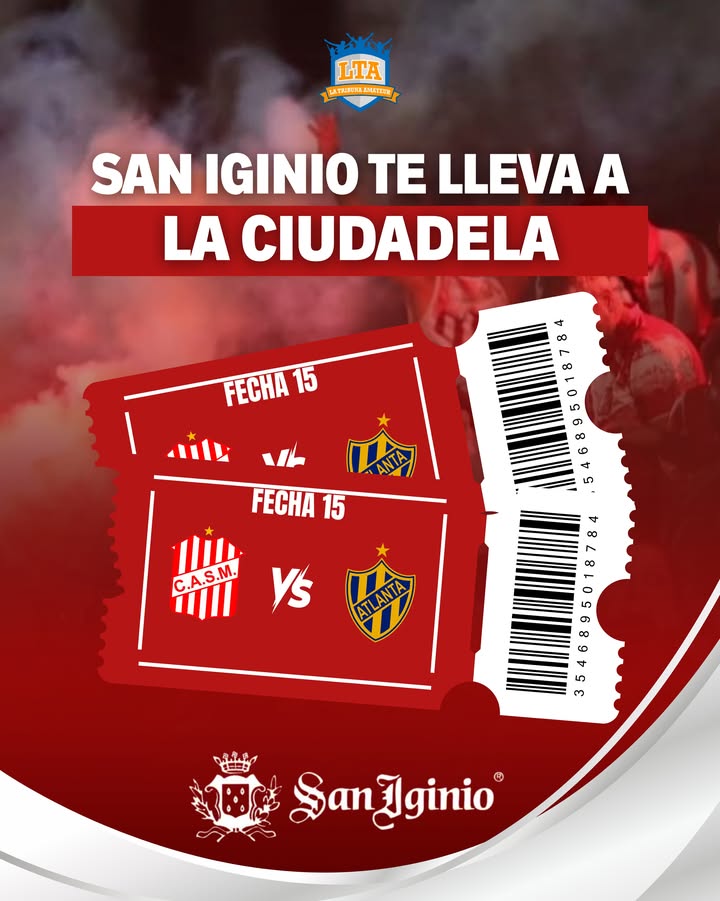 Imagen de ¡PARTICIPÁ POR 2 PLATEAS PARA VER AL SANTO! 🇦🇹🎫�