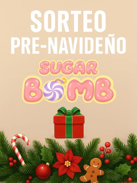 Imagen de 🎄SORTEO PRE NAVIDEÑO – SUGAR BOMB🎄

Se viene un reg