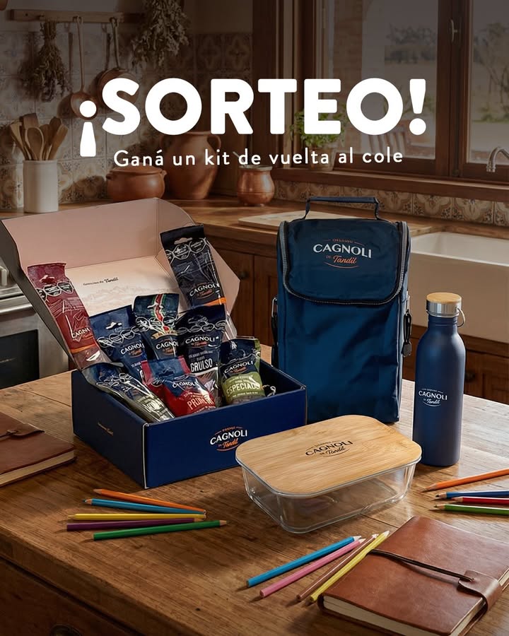 Imagen de Sorteo vuelta al cole🥪📚
¡Vuelven las clases, vuelven 