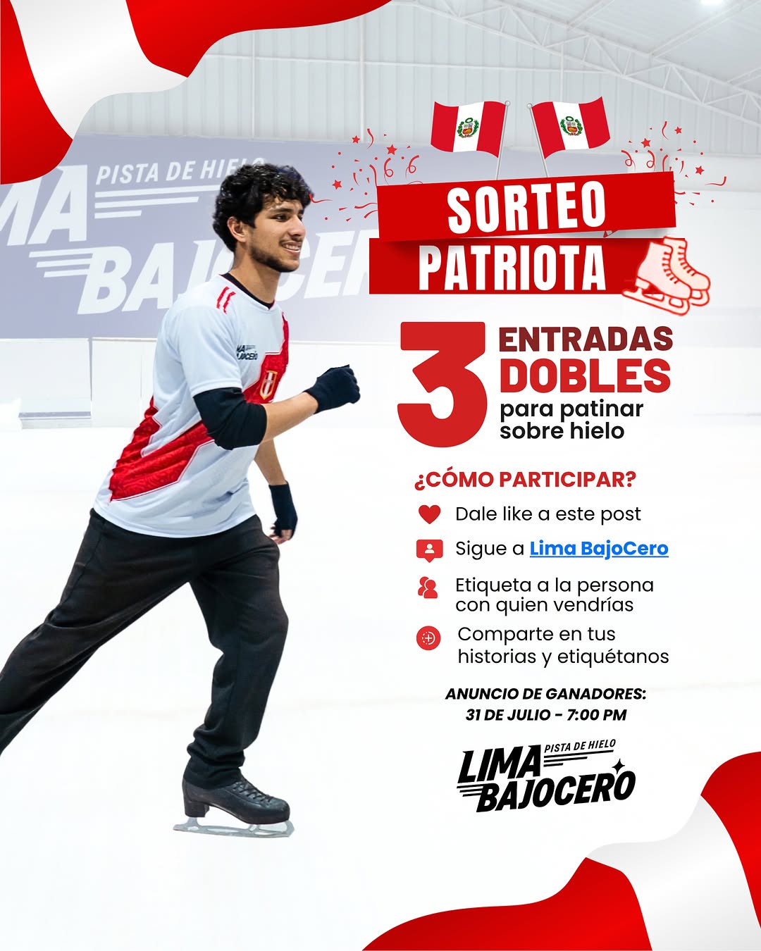 Imagen de 🇵🇪⛸️ ¡SORTEO PATRIOTA BAJOCERO! ❄️

Queremos 