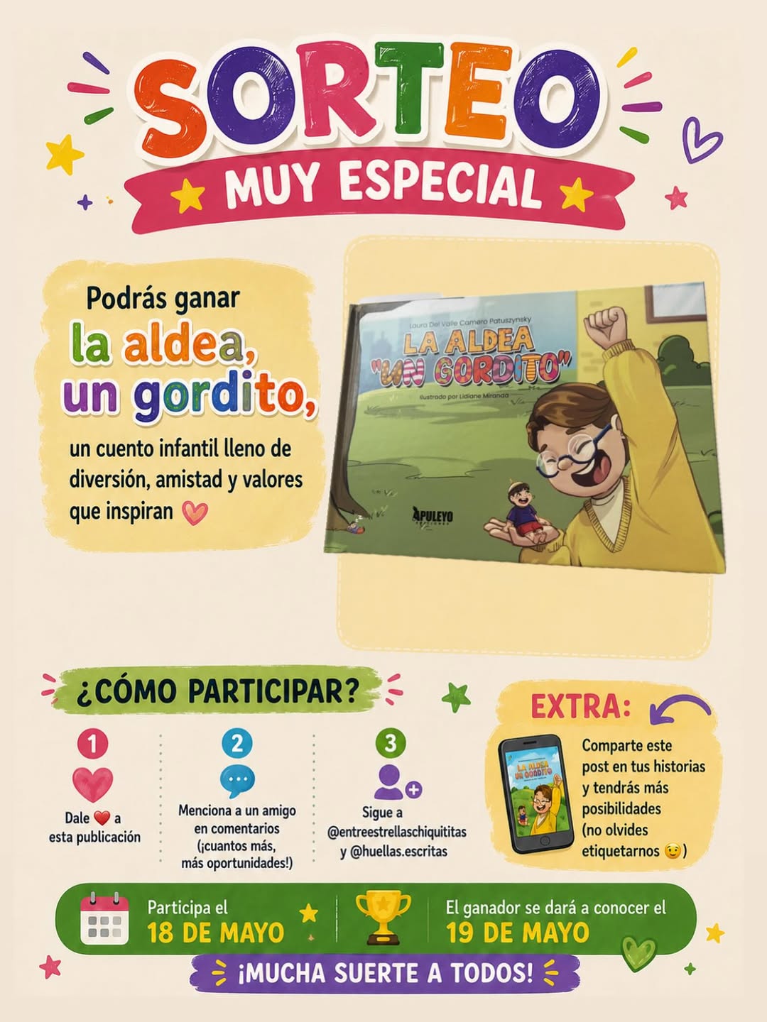 Imagen de 🎉✨ SORTEO MUY ESPECIAL ✨🎉

¡Queremos celebrar la 