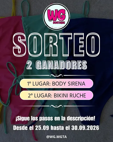 Imagen de ​✨ ¡SORTEO ESPECIAL EN WG BOUTIQUE! ✨

​Porque uste