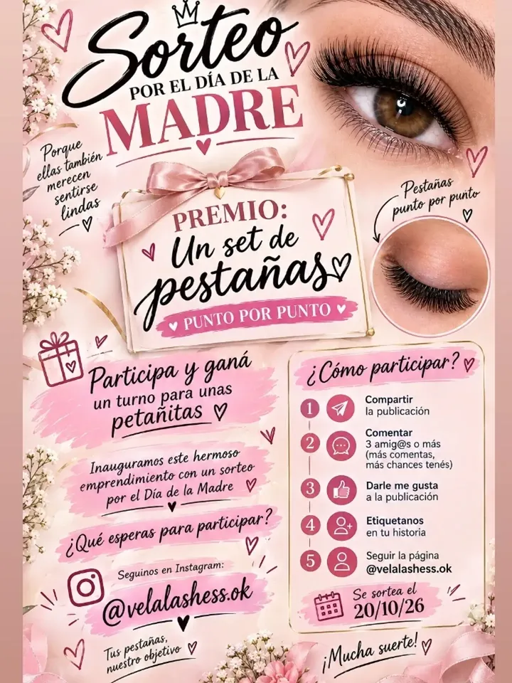 Imagen de 🌸💗 ¡SORTEO POR EL DÍA DE LA MADRE! 💗🌸

✨ ¡I