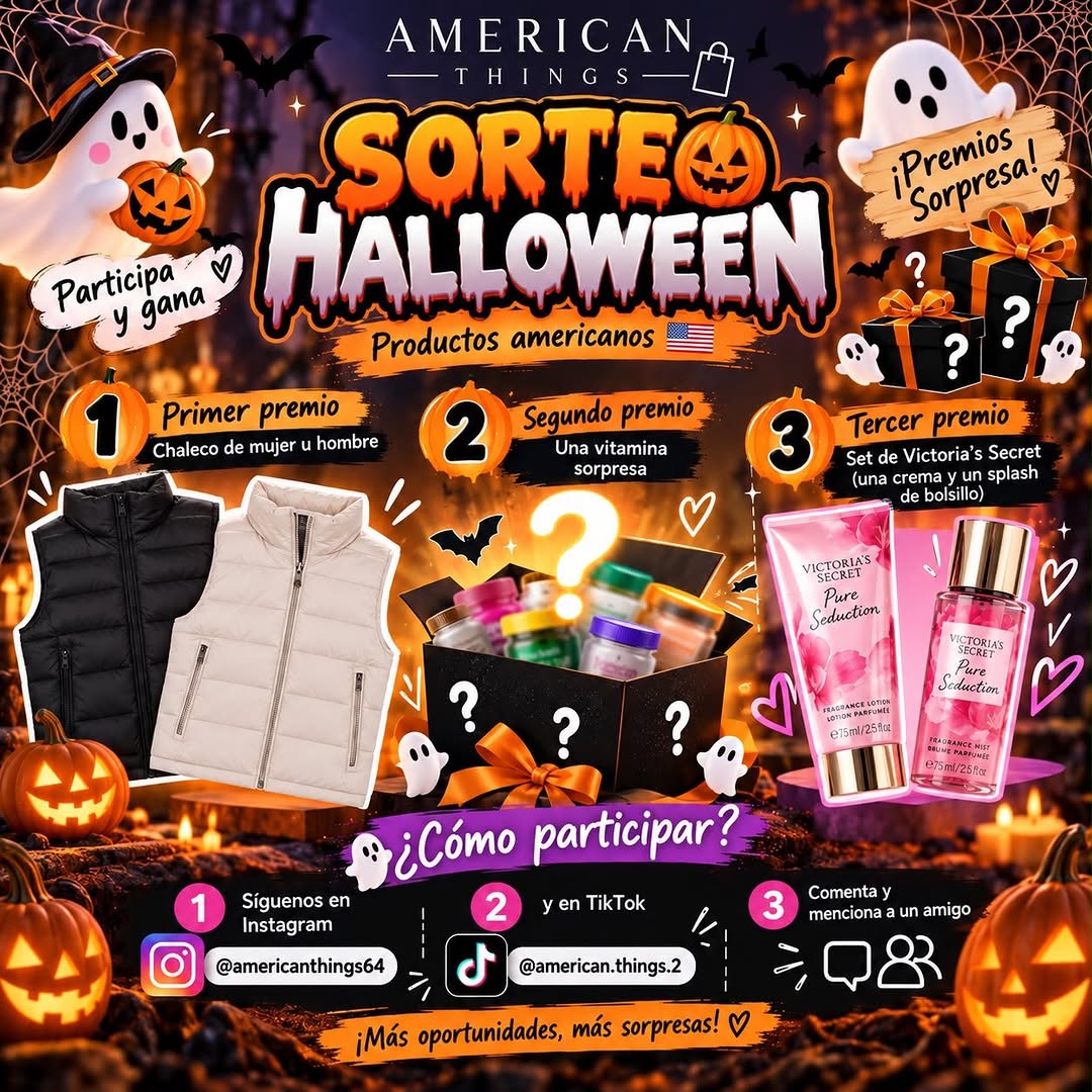 Imagen de 🎃👻 ¡HALLOWEEN LLEGA CON PREMIOS EN AMERICAN THINGS! �