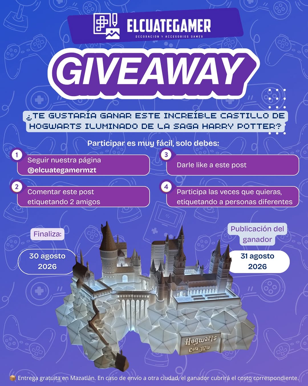 Imagen de 🎮✨ ¡GIVEAWAY EL CUATE GAMER! ✨🎮

¿Te gustaría g