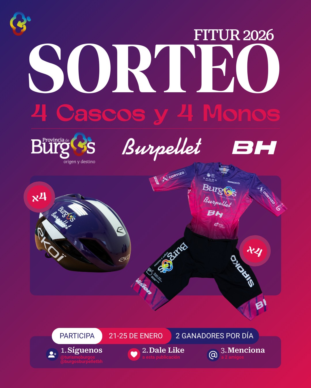 Imagen de 🎉 🚴‍♂️ SORTEO ESPECIAL FITUR 2026 BURGOS BBH �