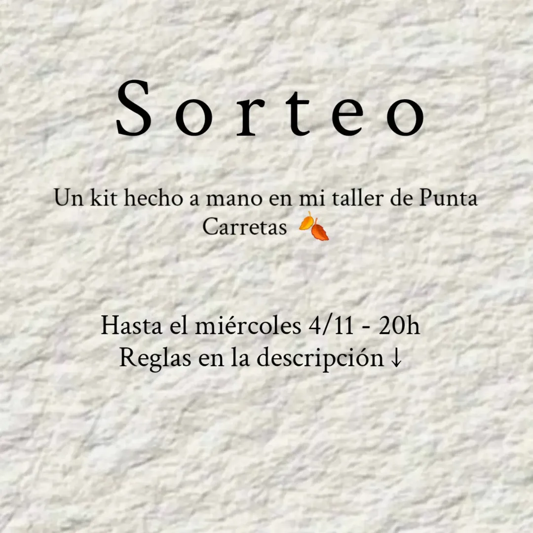 Imagen de 🌿 ¡SORTEO PASSIFLORA! 🌿

Sorteo un kit hecho a mano e