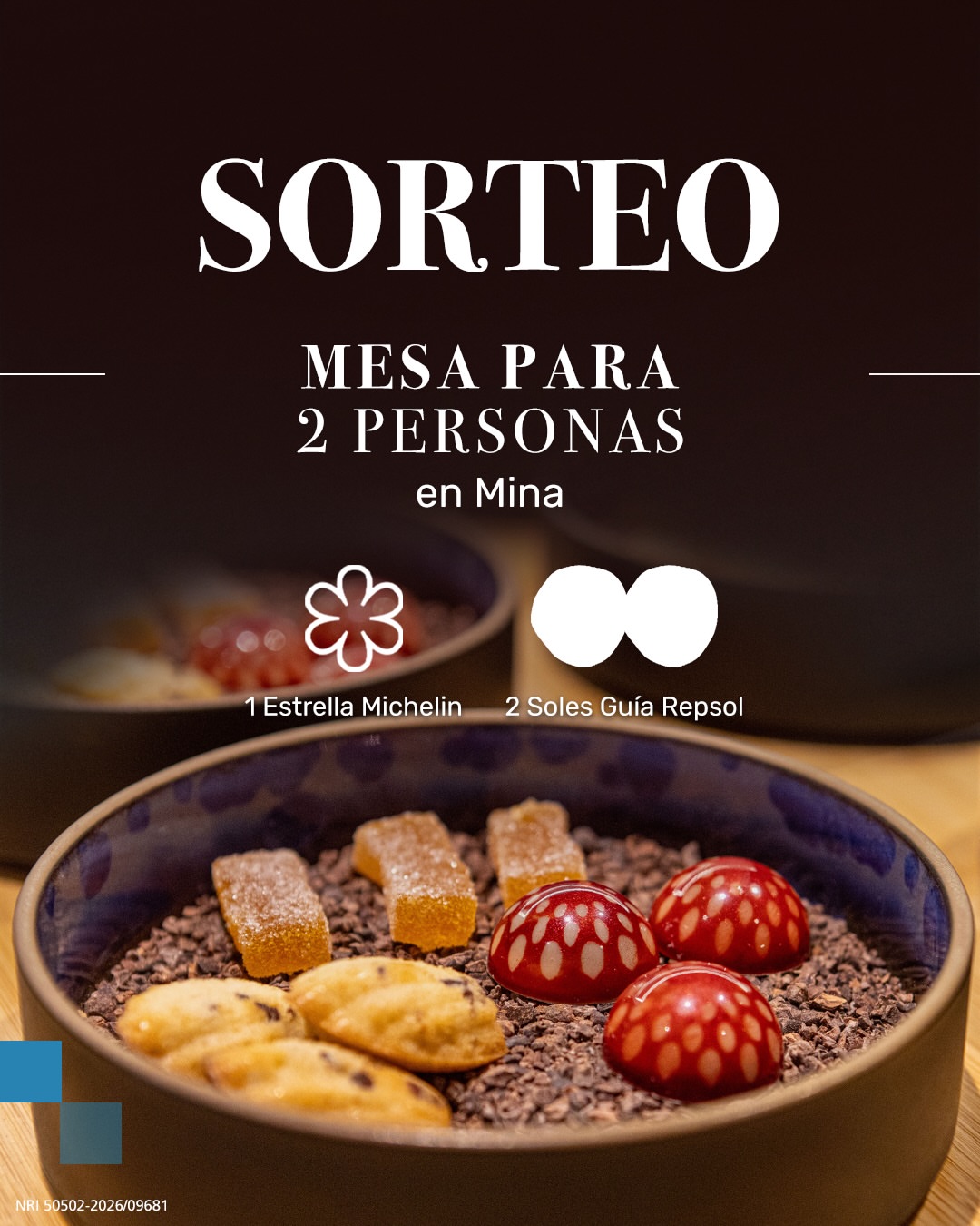 Imagen de 🍽️ SORTEO de 1 mesa para dos en @minarestaurant 

Una x