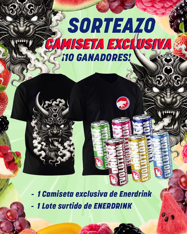 Imagen de 🔥 ¡SORTEO ENERDRINK! 🔥 10 GANADORES

 🎉 Premios:
 