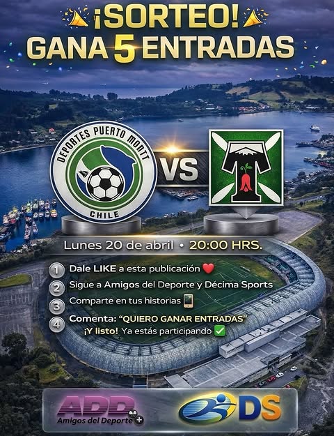 Imagen de 🎉⚽ ¡SORTEO! GANA 5 ENTRADAS ⚽🎉

¿Quieres estar p