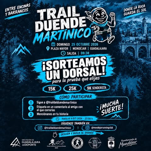 Imagen de ¡SORTEAMOS UN DORSAL GRATIS! 👹🎁

¿Quieres correr el 