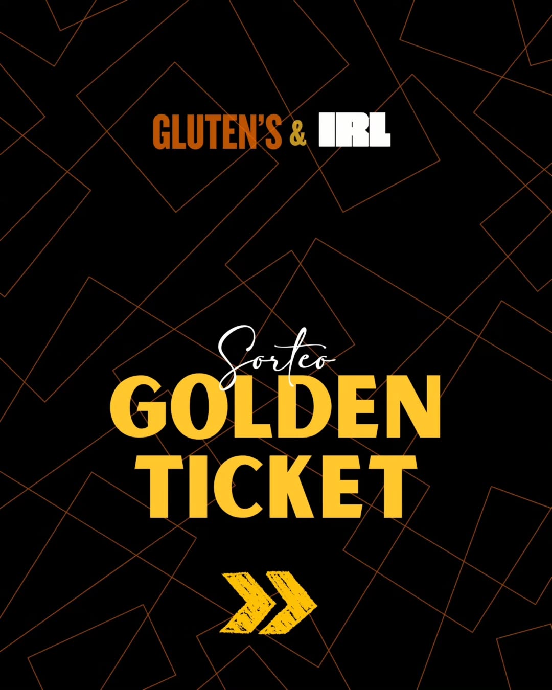 Imagen de El mas buscado, el
GOLDEN TICKET🎫
GLUTENS & IRL
1 burga g