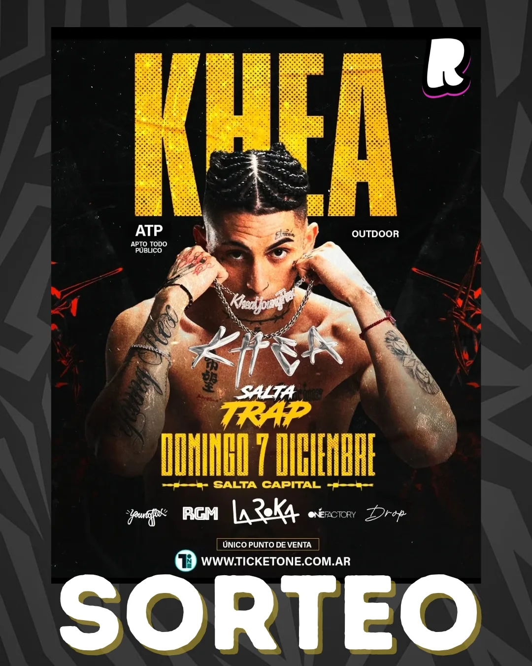 Imagen de SORTEO 🎤✨️🩷 

Khea llega a Salta y te llevamos a v