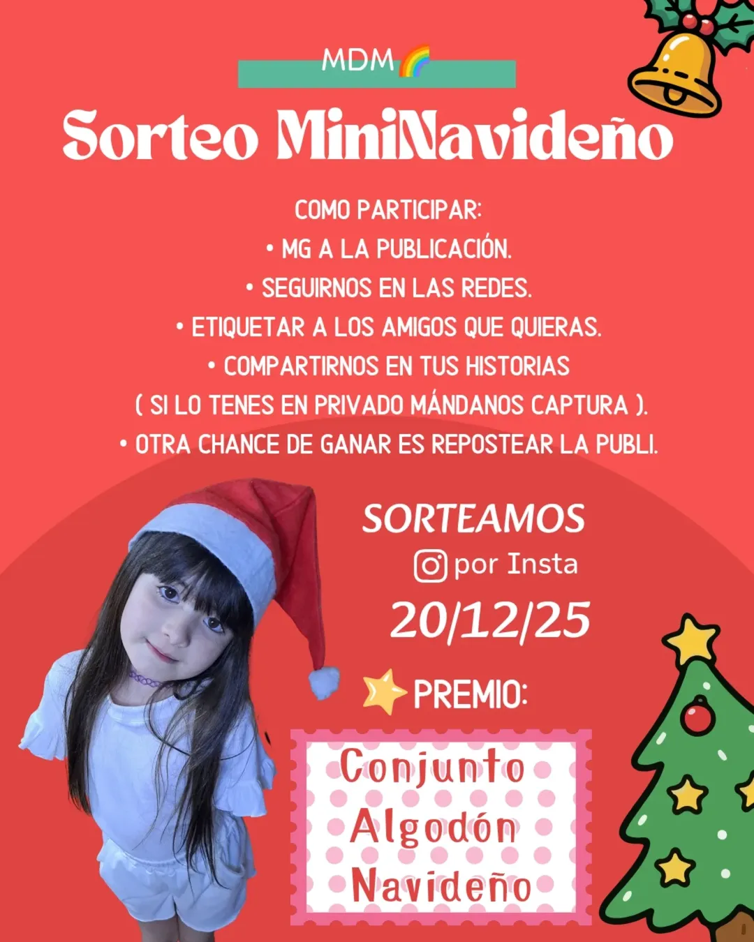 Imagen de LLEGO EL 2DO SORTEO NAVIDEÑO 🎄✨️

SIGAN TODAS LAS PA