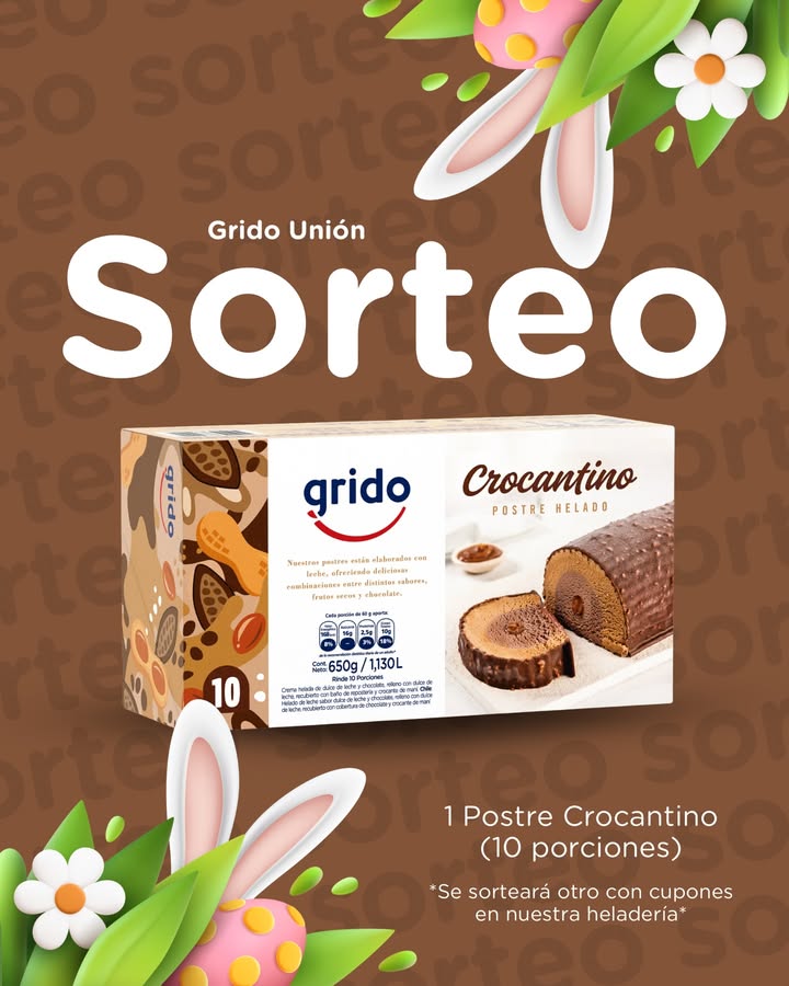 Imagen de SORTEO 🎁
Celebramos Pascuas en @grido.union.montevideo �