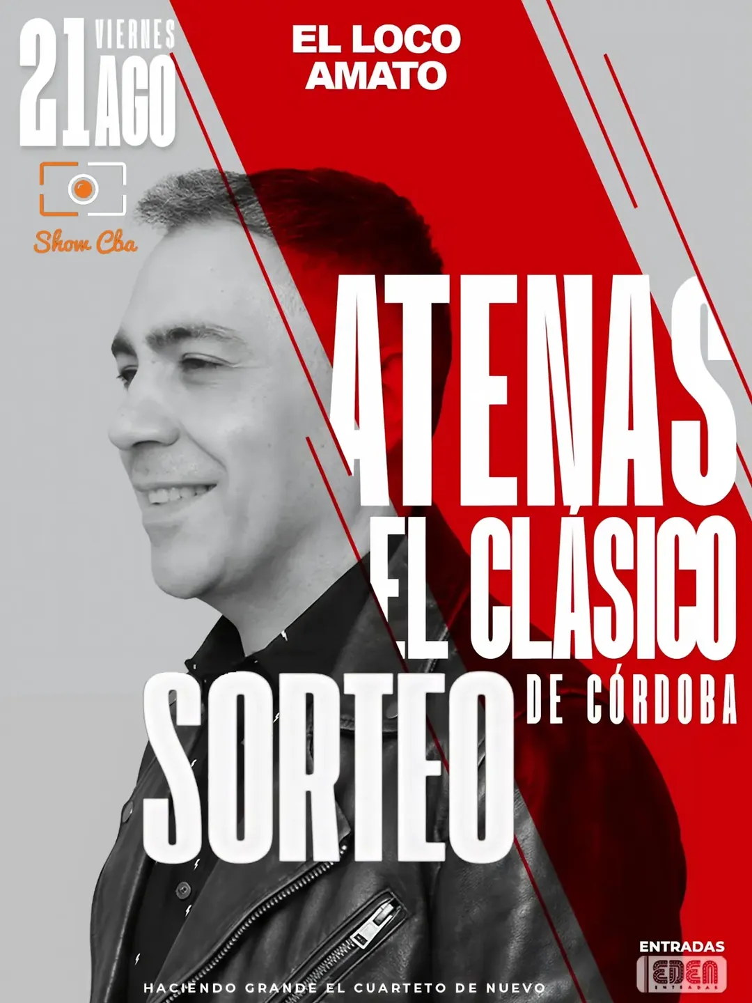 Imagen de 🤩 #SORTEO EL LOCO AMATO ❤️‍🔥
🎟 DOS PASES DOBL