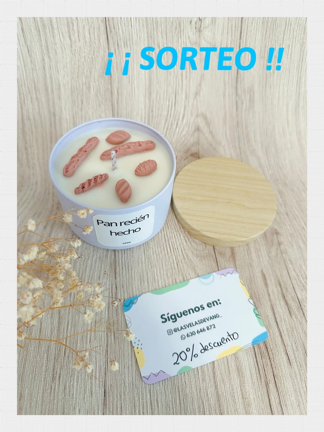 Imagen de Empezamos el domingo con ¡¡ SORTEO !!
• Nueva vela con a