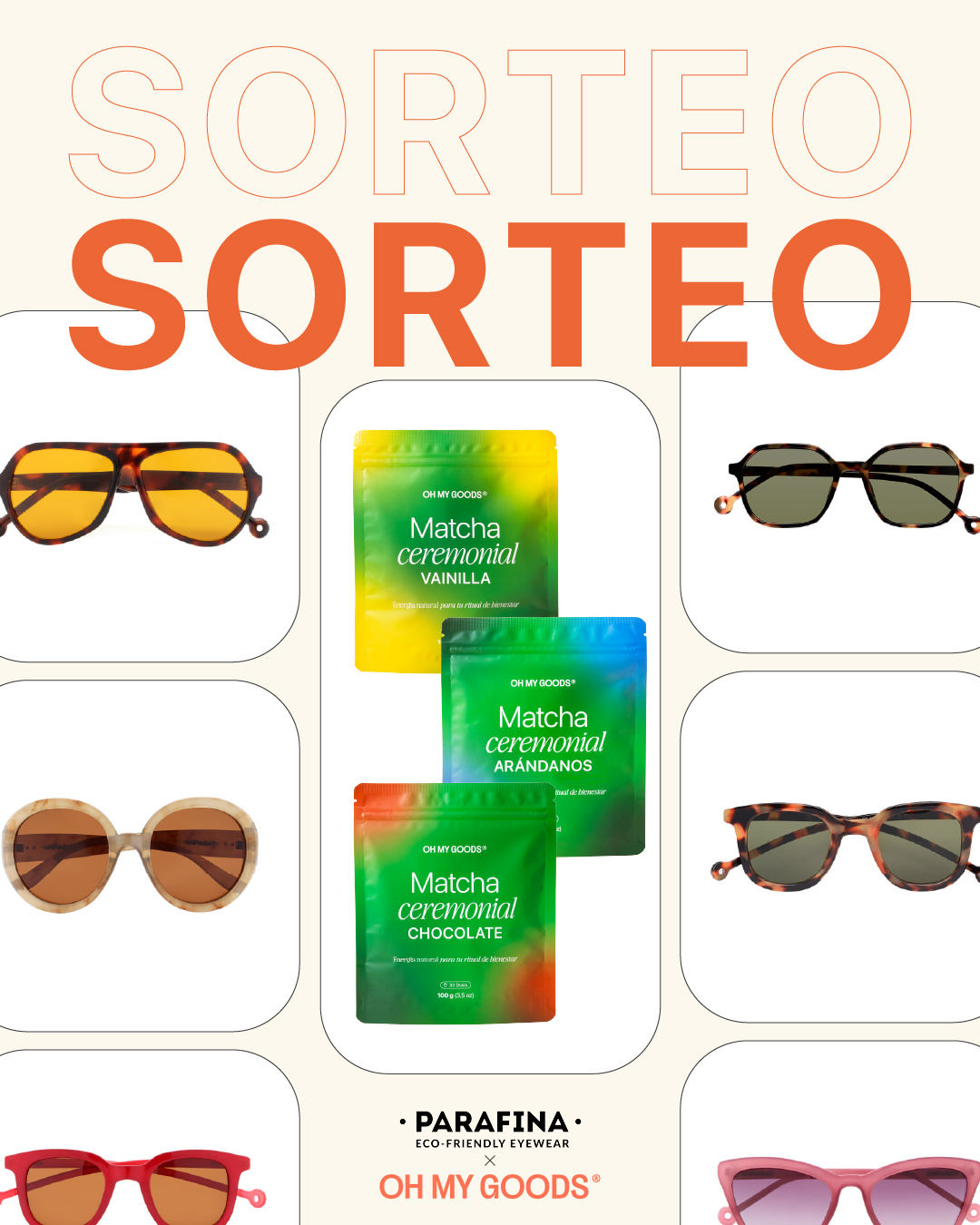 Imagen de 🚨 SORTEO ALERT 🚨
 Si te gusta el matcha y las gafas co