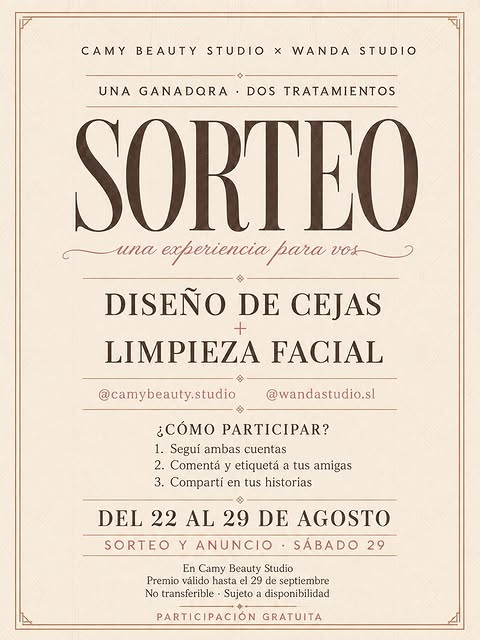 Imagen de SORTEO ESPECIAL✨
Porque regalarte un momento para vos siem