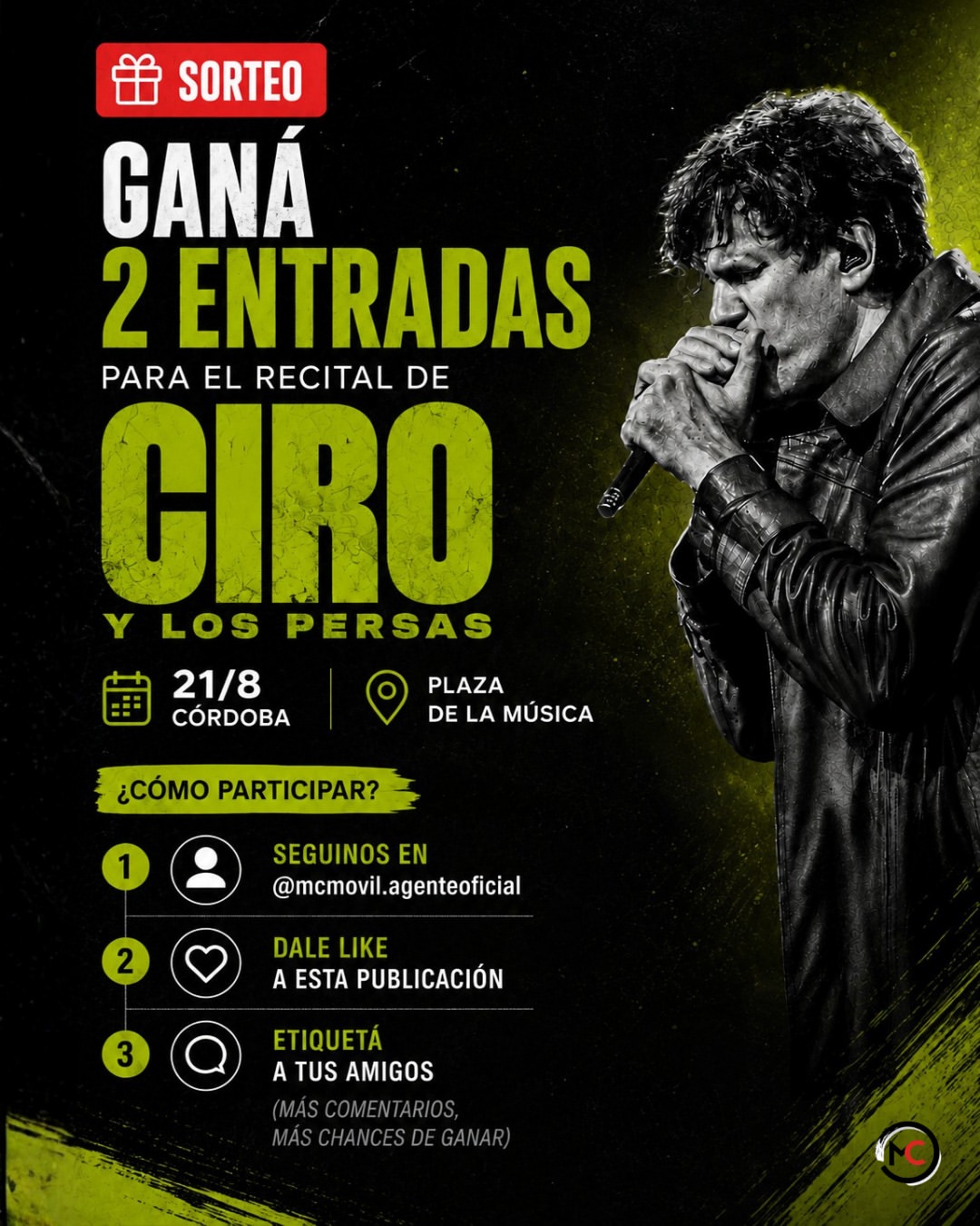 Imagen de 🎸🎁 ¡SORTEO CIRO Y LOS PERSAS! 🎁🎸

¿Te imaginá