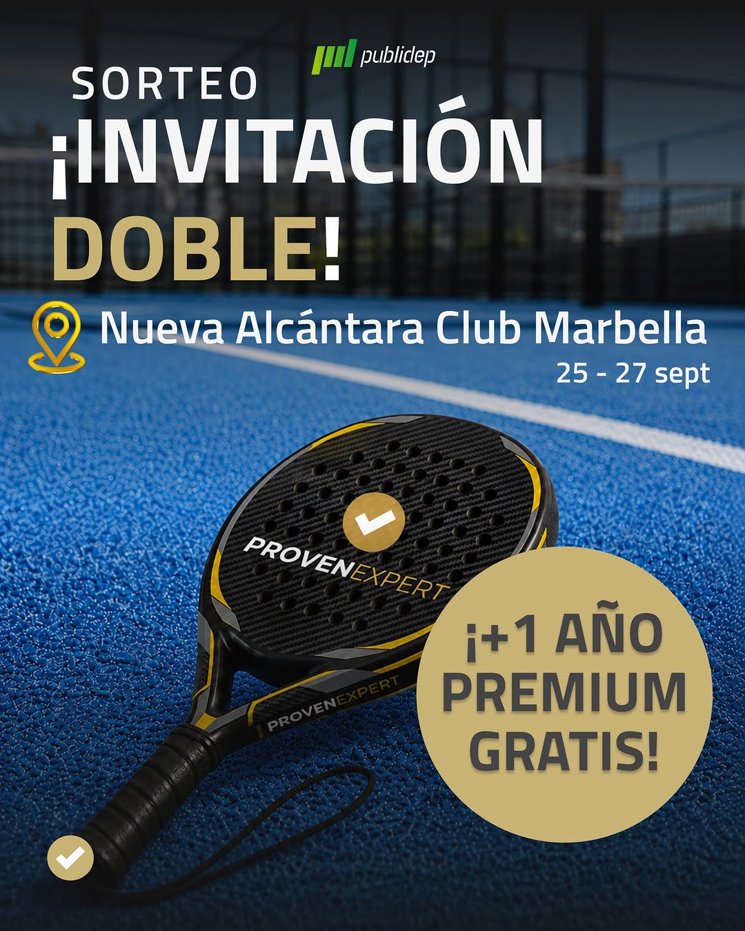 Imagen de ¡SORTEO DOBLE! 🎾
¿Te gustaría vivir un fin de semana d