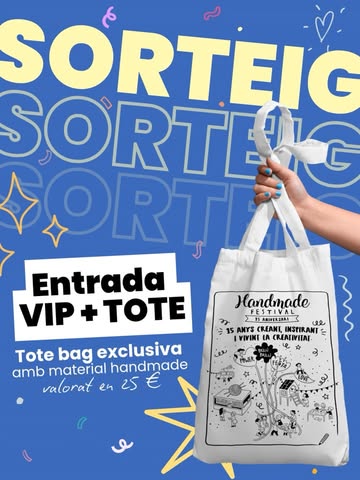 Imagen de 🎉 GUANYA UNA ENTRADA VIP + TOTE 🎉

Sí, sí… aquesta