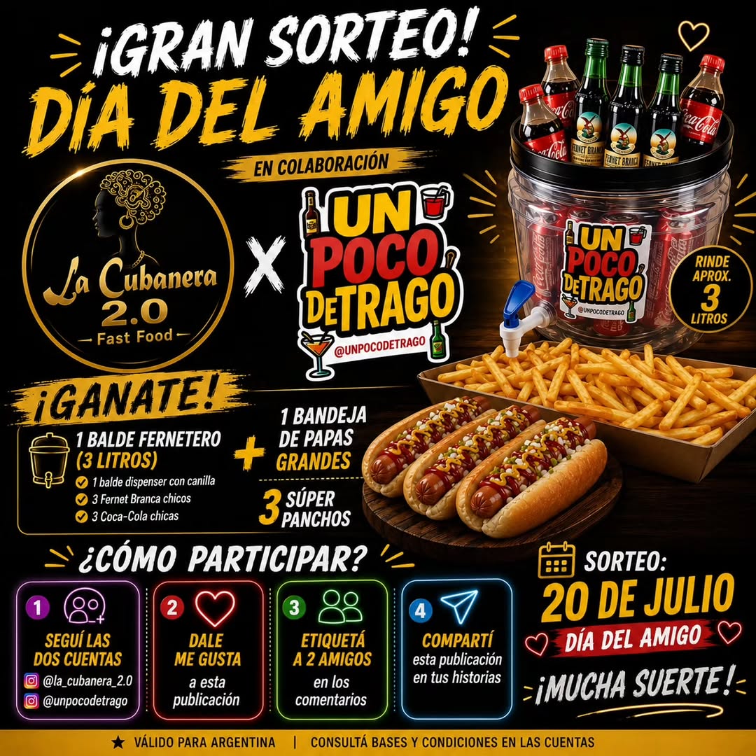 Imagen de 🎉 ¡LLEGÓ GRAN SORTEO DEL DÍA DEL AMIGO! 🎉

Junto a 