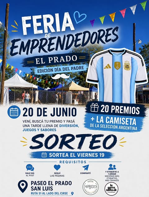Imagen de 🎉 SORTEO DÍA DEL PADRE | Feria de Emprendedores El Prado