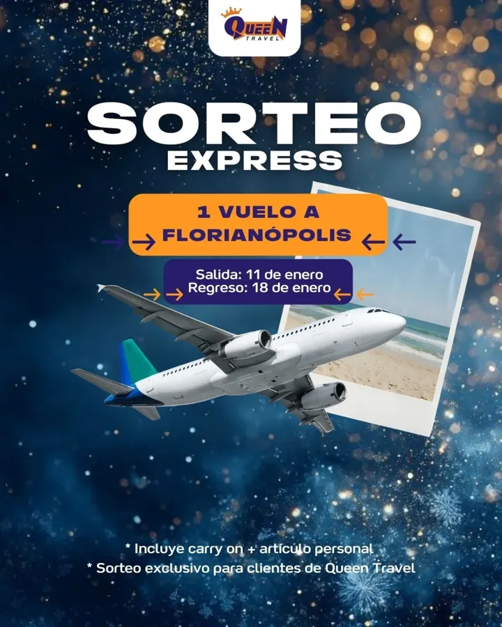 Imagen de 👉 Participá por un VUELO A FLORIANÓPOLIS ✈️✈️

