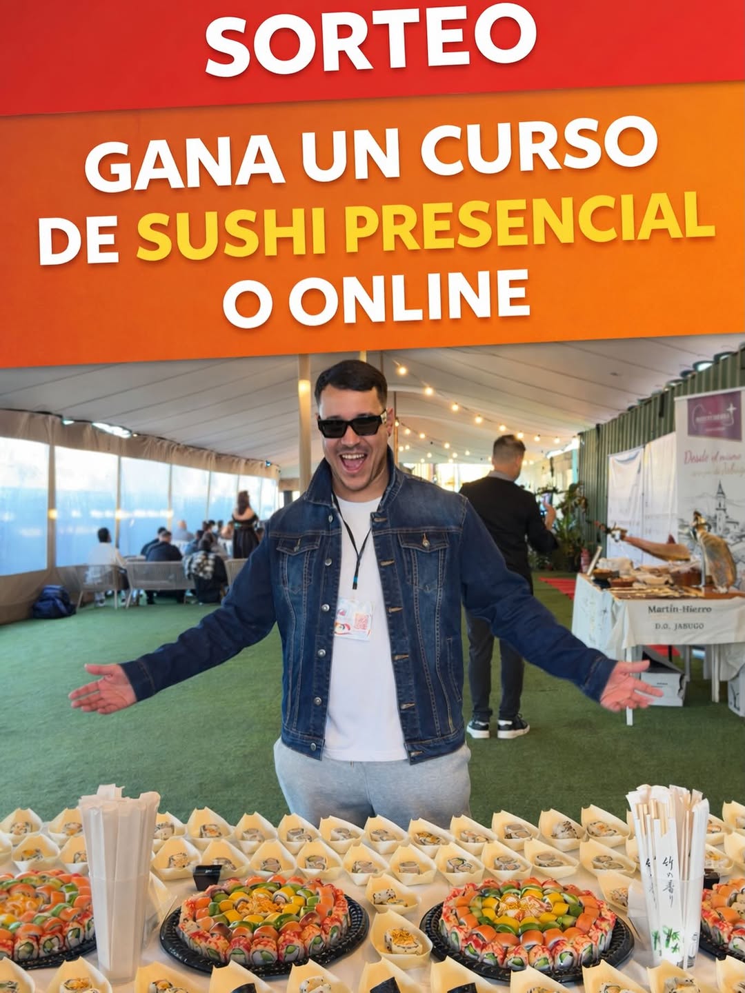 Imagen de GÁNATE UN CURSO DE SUSHI ONLINE O PRESENCIAL EN MADRID 🎉