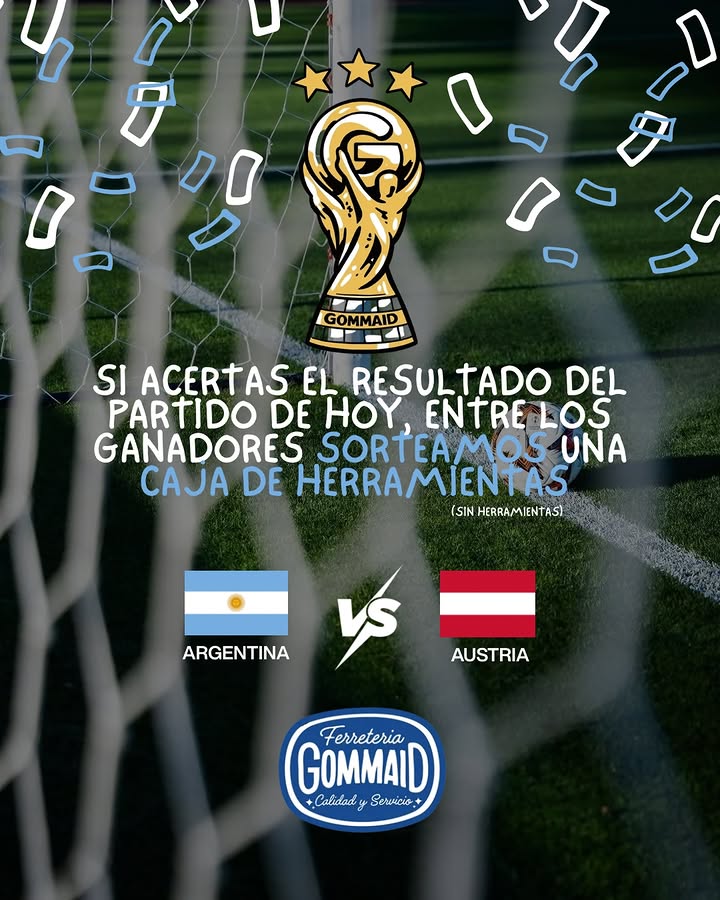 Imagen de 🇦🇷¡HOY JUEGA LA SELECCIÓN!🇦🇷

Y ¡Podés ganar
