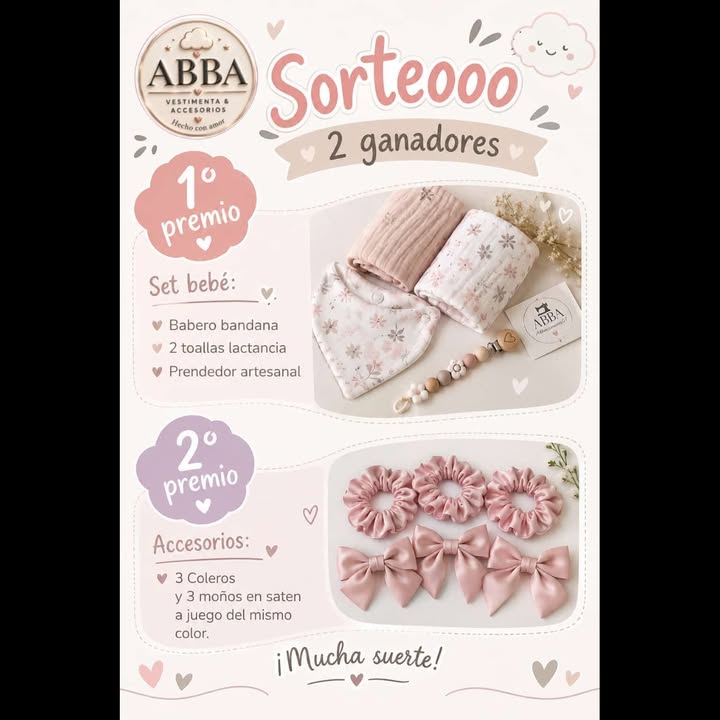 Imagen de 🎉🩷 ¡SORTEO DE ABBA! 2 GANADORES 🩷🎉

¡Llegamos 