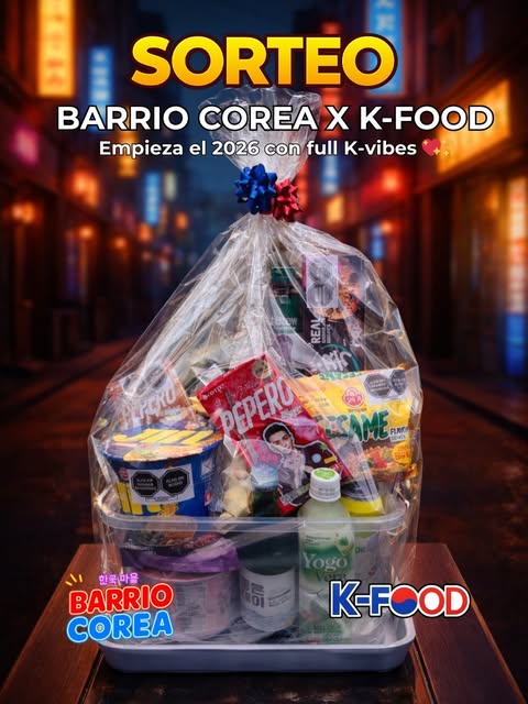 Imagen de 🎁✨ SORTEO BARRIO COREA x K-FOOD

Empieza el 2026 con fu