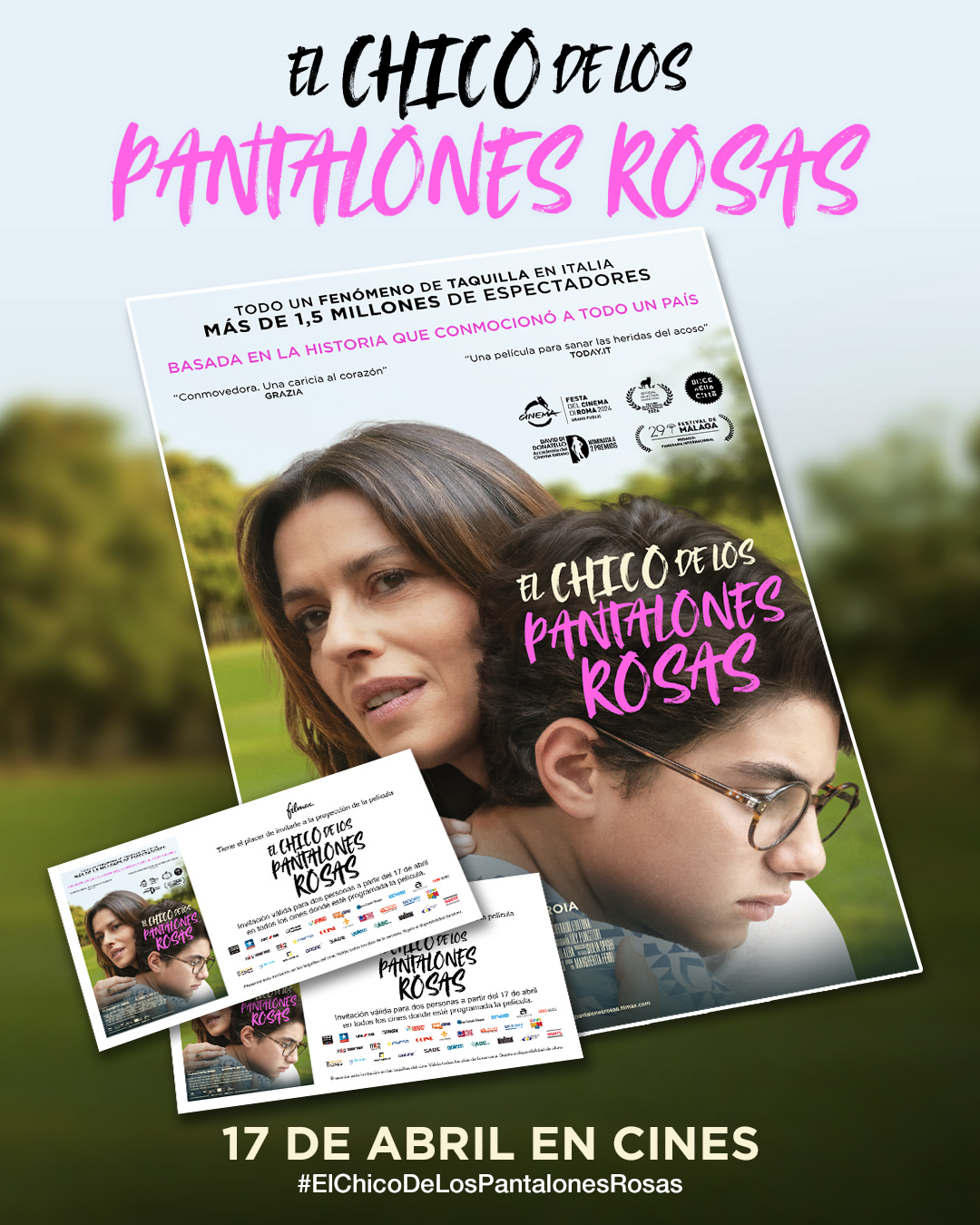 Imagen de El 17 de abril se estrena #ElChicoDeLosPantalonesRosas, un p