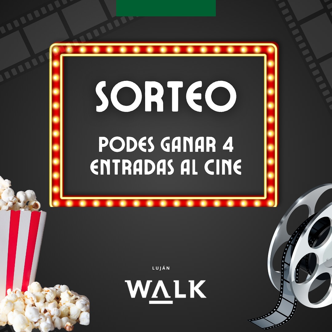 Imagen de S O R T E O del Mes! Podes ganar 4 entradas al CINE 🍿🎞