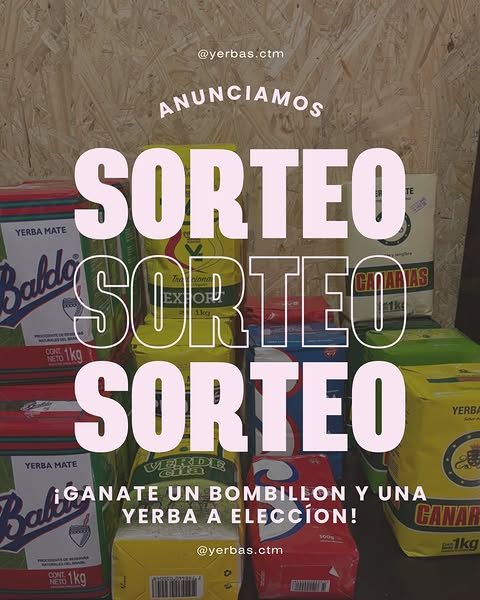 Imagen de SORTEO CTM🧉🤎

‼️𝑮𝑨́𝑵𝑨𝑻𝑬 𝑼�