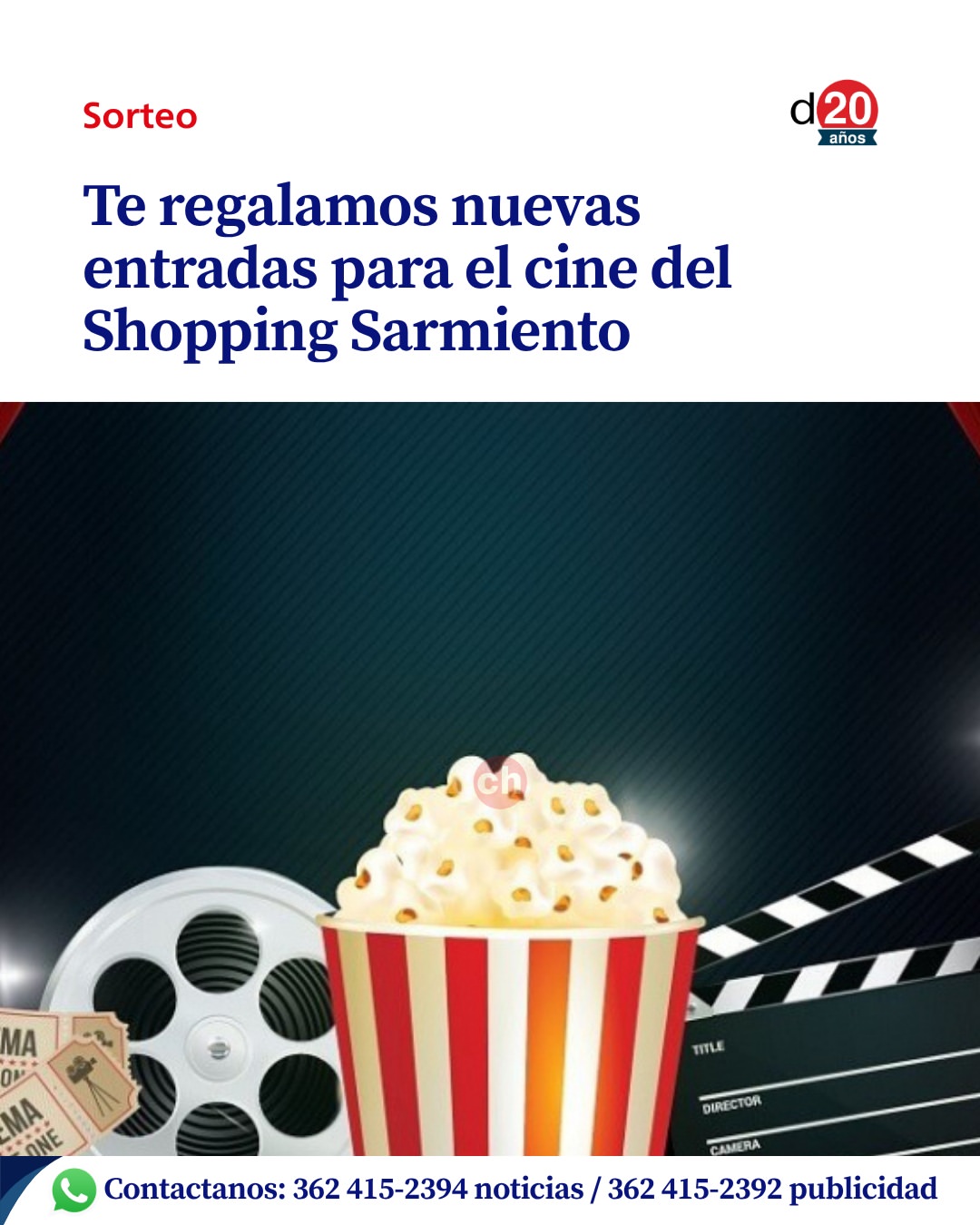 Imagen de Sorteo 👏

Te regalamos nuevas entradas para que disfrutes