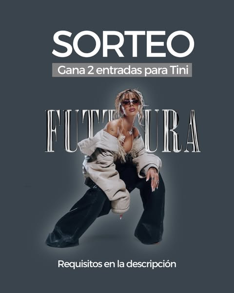 Imagen de 🚀 ¡SORTEO PARA TINI! 🚀

Participá para ver a Tini en
