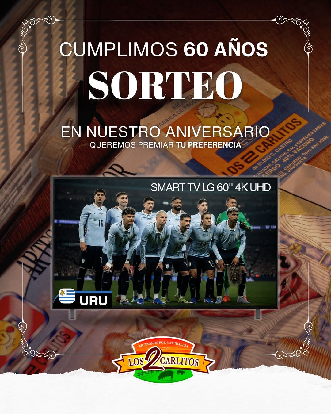 Imagen de 🇺🇾📺 ¡60 años junto a vos y queremos celebrarlo a 