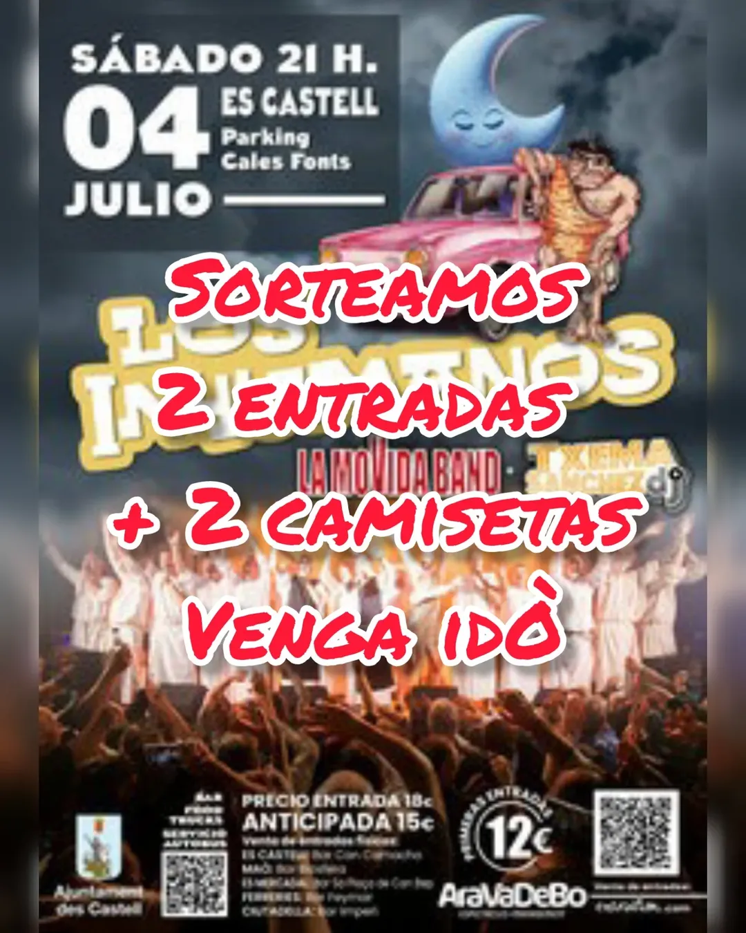 Imagen de 🎉🎶 ¡SORTEAMOS 2 ENTRADAS para el concierto de LOS INH