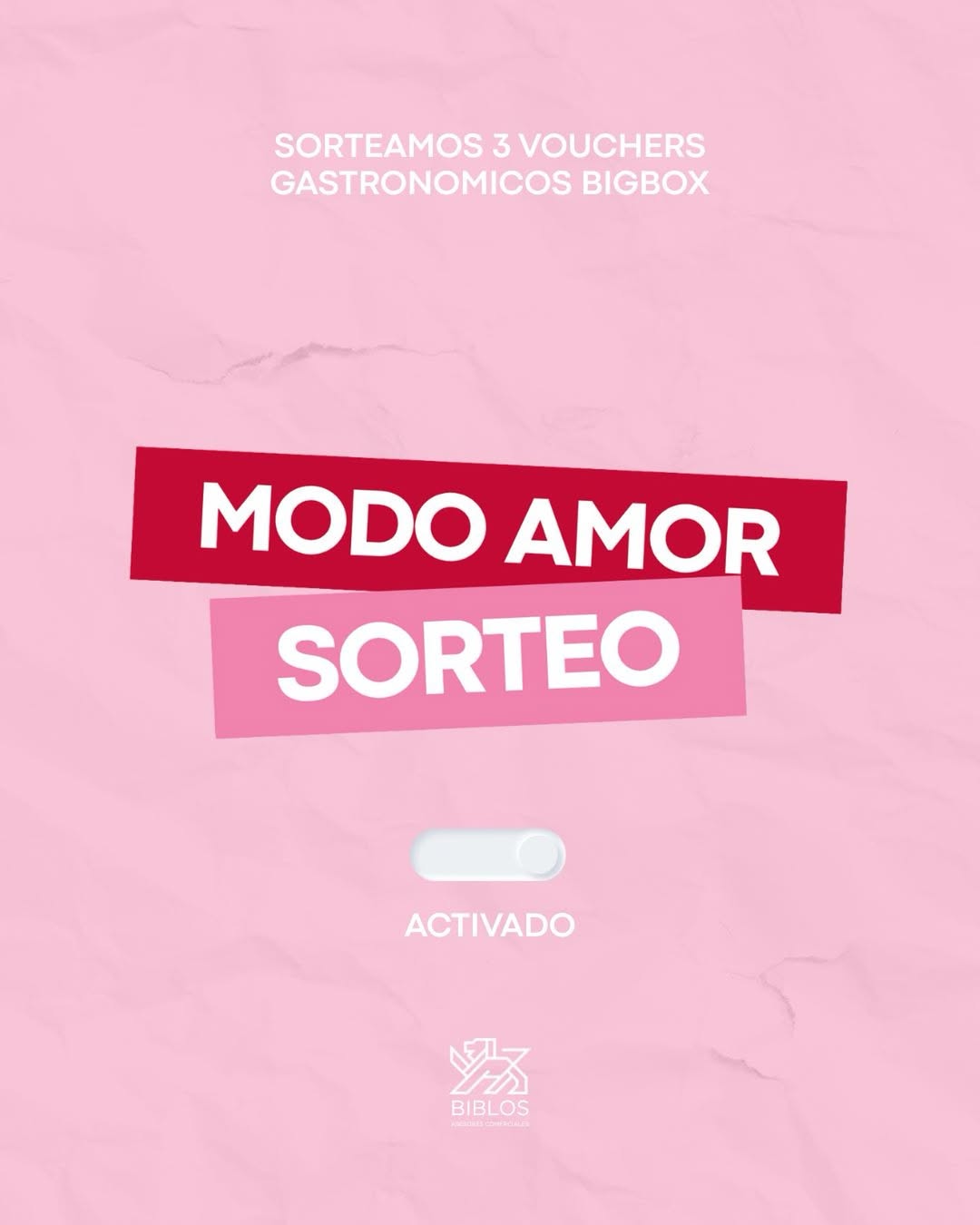 Imagen de 💘 Sorteo Modo Amor 💘

Porque el mejor plan también se