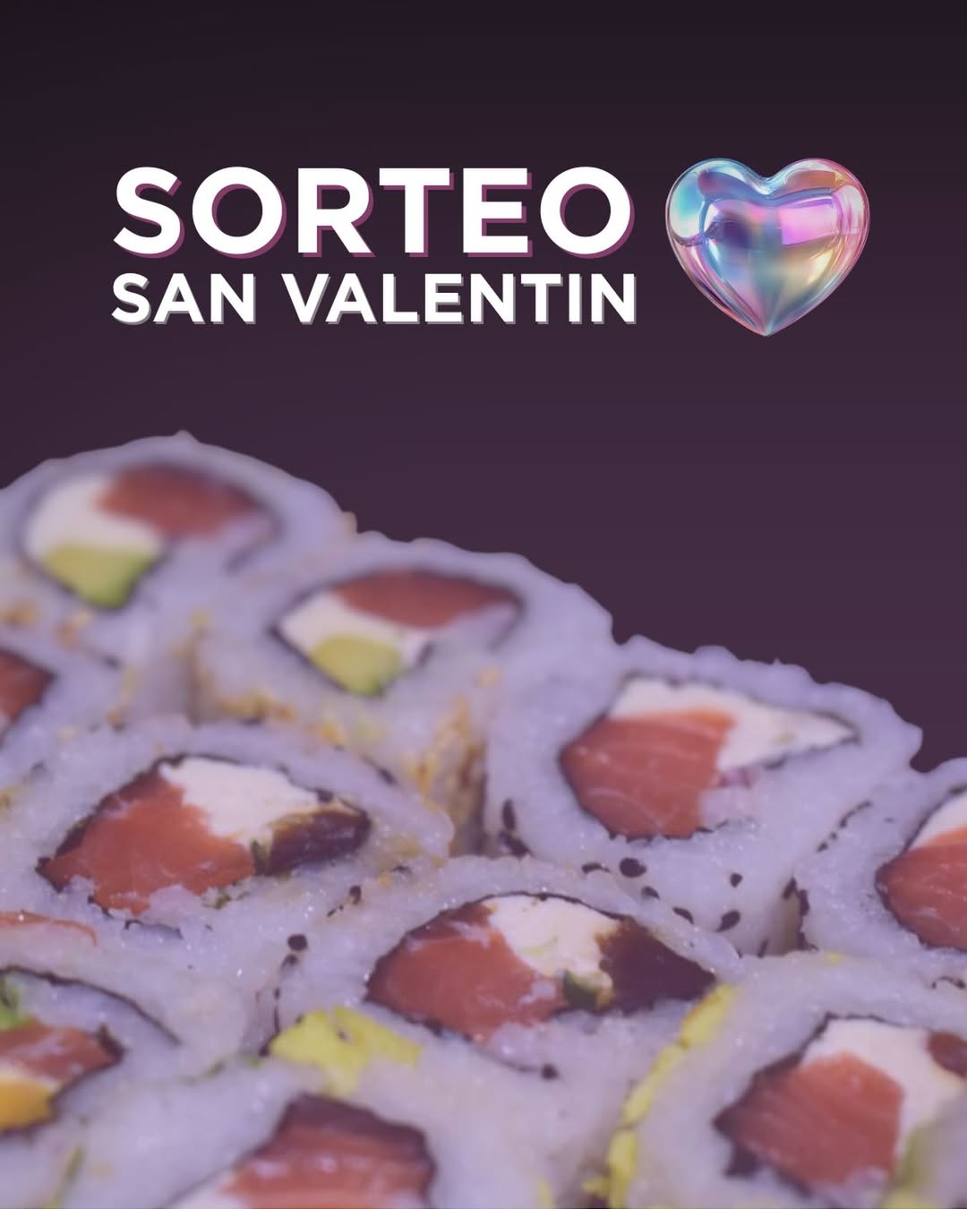 Imagen de ✨ SORTEO SAN VALENTÍN ✨
Te regalamos una Sushi Box, vos