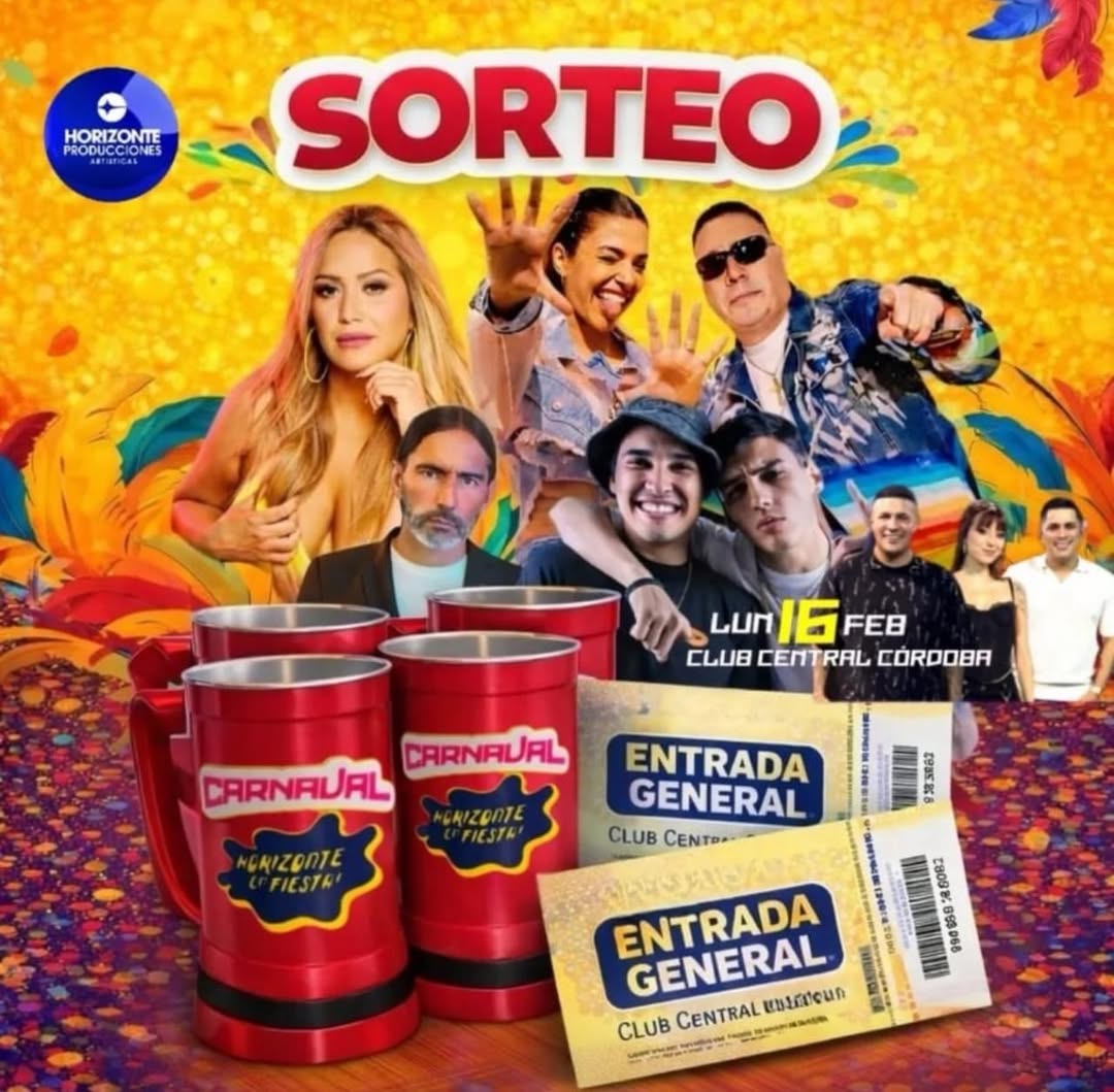 Imagen de 🍀SORTEO FIESTA DE CARNAVAL LUNES 16/02/26🍀 (Sólo en I
