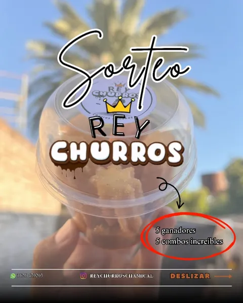 Imagen de ¡SORTEO EN REY CHURROS! 👑

Queremos mimarlos un poco y p